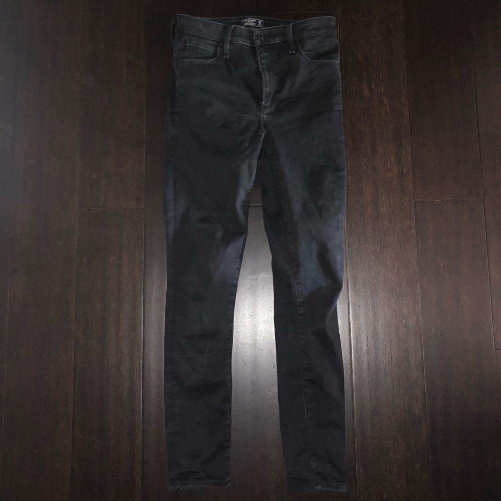 Simone High Rise Super Skinny Black Jeans